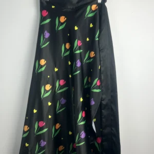 Flowers Wrap Skirt