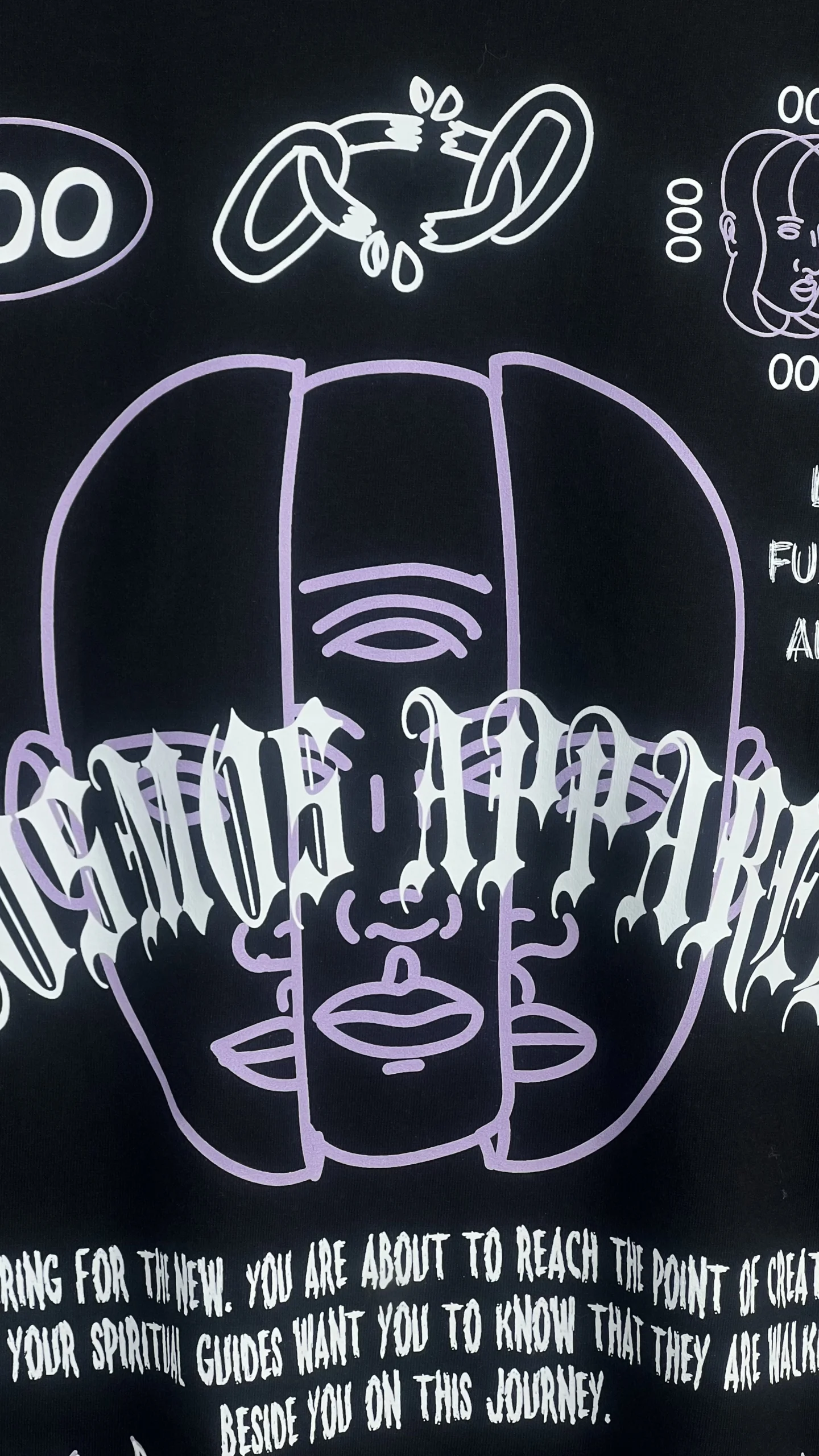Black printed T-Shirt - Image 3