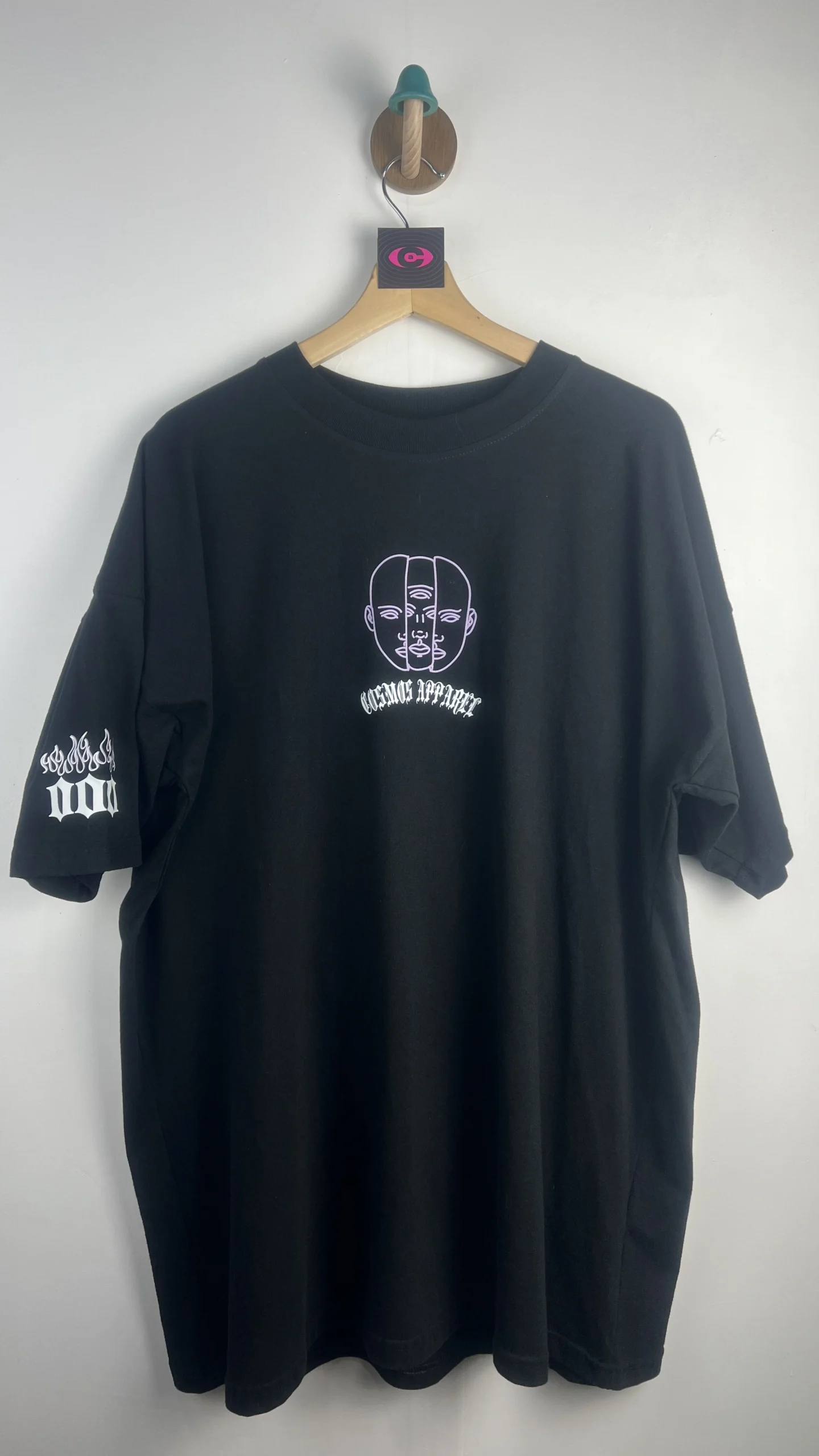 Black printed T-Shirt