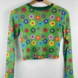 Flowers Top Mesh