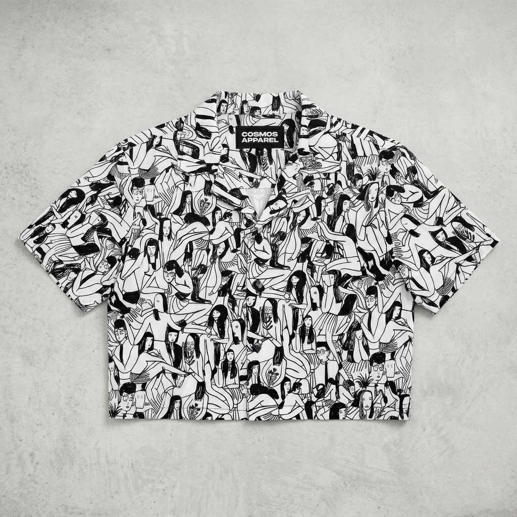 Crop Shirt – Crowd Chaos - Image 4