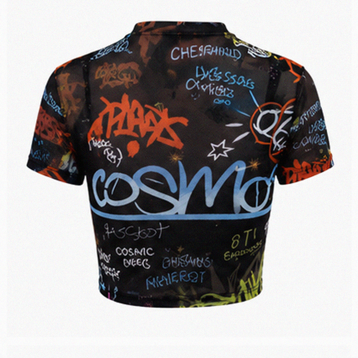 Cosmos Mesh Top – Graffiti Edition - Image 5
